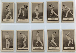 Cigarette cards,  Gallaher Ltd of Belfast & London, Famous Cricketers 1926, a set of 100