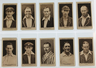 Cigarette cards, Ogdens of Liverpool, Cricketers 1926, a set of 50 