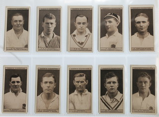 Cigarette cards, Ogdens Liverpool, Famous Rugby Players 1926-1927, a set of 50 