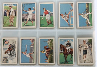 Cigarette cards,  Gallaher of Belfast, Champions of 1934, a set of 48, John Players & Sons Nottingham Tennis 1936, a set of 50, Gallaghers Belfast, Champions, Second Series 1935, a set of 48 