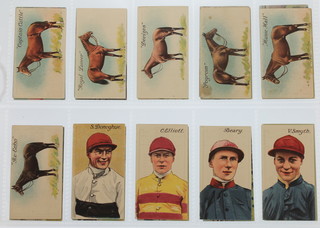 Cigarette cards,  E & W Anstie Devizes, Racing Series 1922, a set of 25