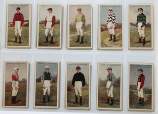 Cigarette cards,  Ogdens Ltd, Jockeys 1930,  a set of 50 together with B Muratti Australian Racehorses (Export) circa 1930, a set of 24 