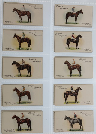 Cigarette cards, John Player & Sons, Derby & Grand National Winners, a set of 50