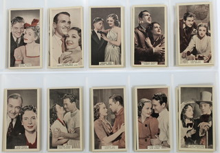 Cigarette cards, A & M Wix London & Johannesburg, Film Favourites, third series 1939, a set of 100 