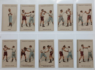 Cigarette cards, Franklyn (Davey & Co), Boxing 1924, a set of 25 
