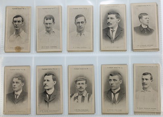 Cigarette cards, W D & H O Wills, Football Series 1902, a set of 66 