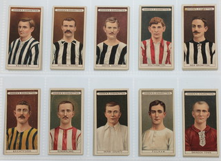 Cigarette cards, Ogdens Ltd, Football Club Colours 1906, a set of 51 