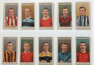 Cigarette cards,  Ogdens Ltd, Famous Footballers January 1908, a set of 50 