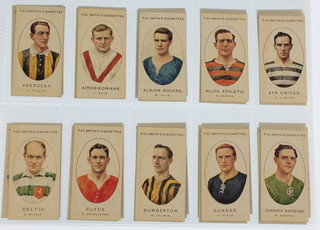Cigarette cards, F & J Smith, Football Club Records 1921-1922, a set of 50