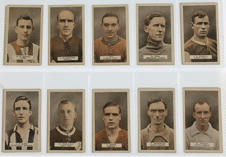 Cigarette cards, British American Tobacco Co. Ltd., Famous Footballers, set 1, 1923, a set of 50