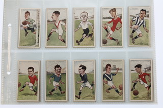 Cigarette Cards, John Player  & Sons, Football Caricatures by Rip, 1926, a set of 50 together with Football Caricatures by Mac 1927, a set of 50 