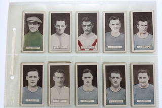 Cigarette cards, J A Pattreiouex, Football Series 1928, B, captions in brown, a set of 100