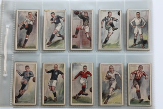 Cigarette cards, John Player & Sons, Footballers 1928, a set of 50 together with John Player & Sons Footballers 1928-29, a set of 25 