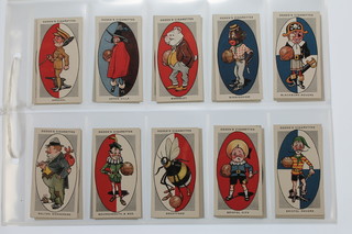 Cigarette cards, Ogdens Ltd, AFC Nicknames 1933, a set of 50 