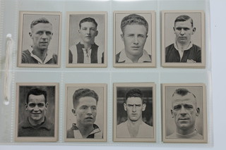 Cigarette cards, R & J Hill Ltd, Popular Footballers 1934-35, a set of 30 together with R & J Hill Ltd Popular Footballers 1934-35, series B, a set of 20  