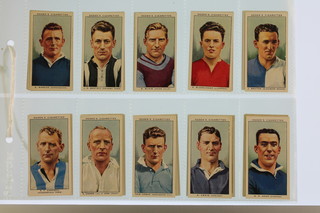 Cigarette cards, Ogdens Ltd, Football Club Captains 1935, a set of 50 