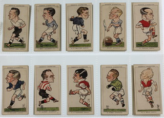 Cigarette cards, Ogden Ltd, Football Caricatures 1935, a set of 50 