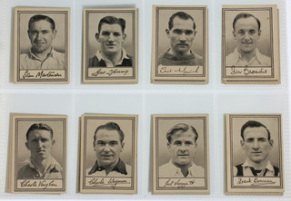 Trade cards, Barratt & Co Ltd, Famous Footballers, series A1, 1953, a set of 50