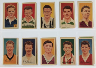 Trade cards, Barratt & Co Ltd., Famous Footballers, series A8, 1960, a set of 50