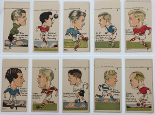 Trade cards, Micky Durling (Sunday Empire), Footballers of Today 1950, a set of 48