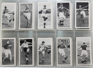 Trade cards, Daily Herald, Footballer 1954, a set of 32 together with P A Adolph (Subbuteo table soccer) Famous Footballers, first series 1954, a set of 24 and P A Adolph Subbuteo table soccer minor cards