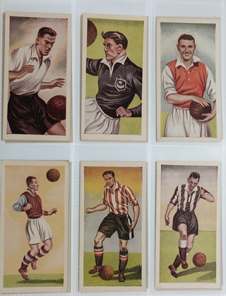 Trade cards, Chix Confectionary, Famous Footballers no.1 series D, 1955, a set of 48