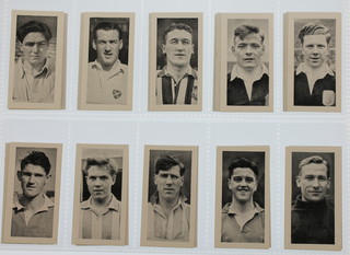 Trade cards, Mitcham Foods Ltd., Footballers 1956, a set of 25