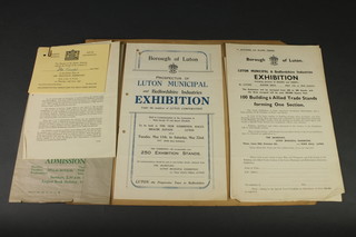 Of television interest, a 1937 invitation to preview the Television Exhibition, together with various posters and stills relating to the exhibition 