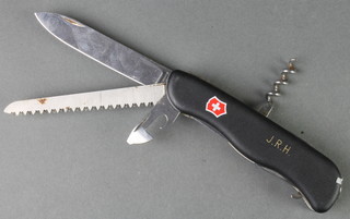 A Swiss Army folding fishing knife