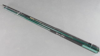 Two carbon fibre match fishing rods - an Olympic 13' float and a 13' Faden Tectonic float Olympic 