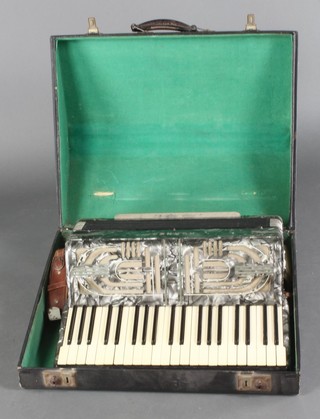 Hohner, an accordion with 120 buttons, cased 