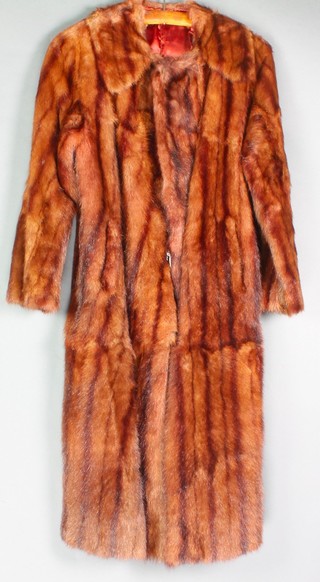 A lady's mink quarter length coat 
