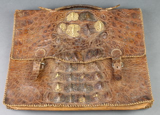 A crocodile briefcase 