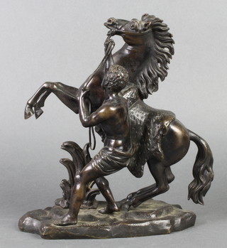 After Couston, a 19th Century bronze figure of a Marley horse 9 1/2" 