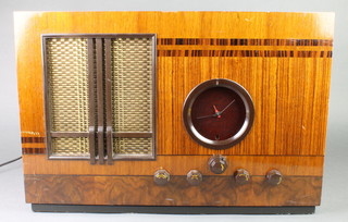 E Rogers & Sons, a 1930's/40's radio contained in a walnut case