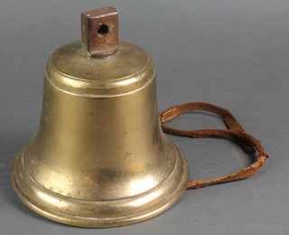 A brass bell 6" 