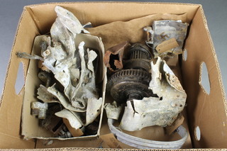 Various recovered sections of Zeppelin 