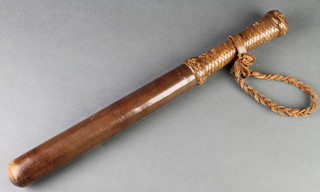 A leather truncheon 