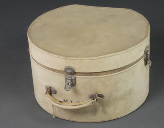 A parchment hat box 16" 