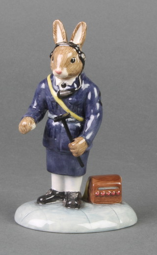A Royal Doulton Bunnykins figure - Air Controller, boxed 