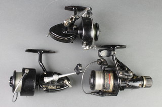3 various spinning fishing reels - Mitchell 300, Daiwa Match Box and an Intrepid Elite 