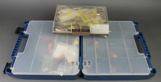 A Veniards fly tying kit, a Whitefurze box, various flies etc 