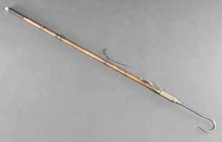 A Hardy 1920's wading staff/gaff