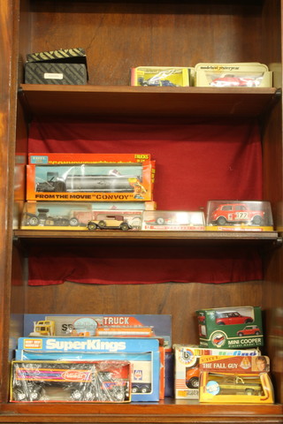 5 Polistil models, 6 Matchbox models of Yesteryear and various other toys cars