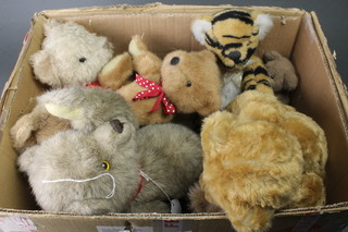 A collection of various teddybears