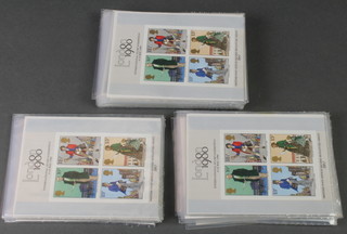 30 sheets of London 1988 International Stamp Exhibition presentation stamps 