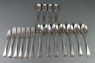 A part canteen of silver cutlery, London 1917/18, 1212 grams