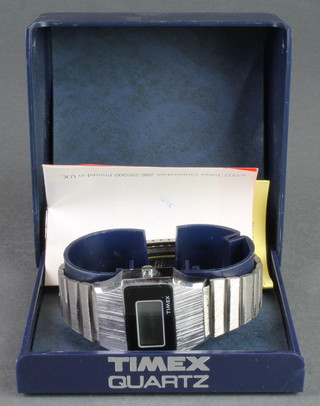 A 1970's Timex Living Rock digital watch, in original box 