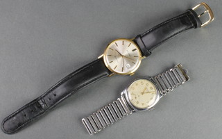 A 1930's gentleman's chrome cased Benson wristwatch and 1 other