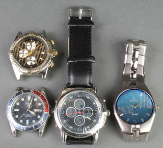 A gentleman's Pulsar wristwatch and 3 others 